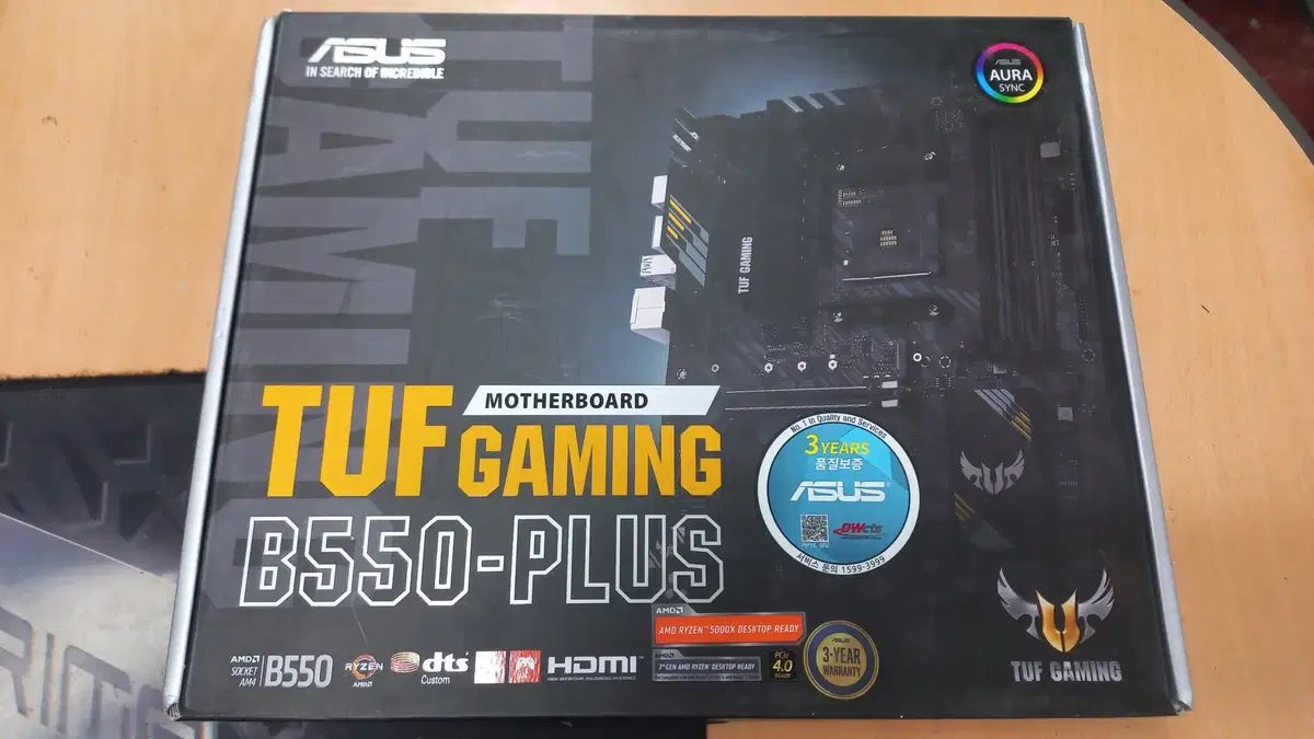 Asus Tuf Gaming B550-Plus 메인보드 팝니다.